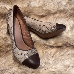 Fossil Women's
Monica High Heel Cap
Toe Shoes in Brown...